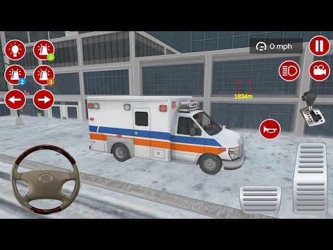 Ambulance Rescue Driver 2021 - Emergency Rescue Service Simulator -   Android Gameplay