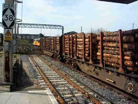 66845 Departs Chester, Ribblehead - Chirk Logs 09/04/11