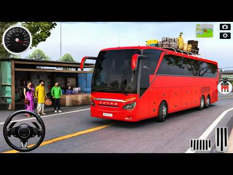 Extreme Real Bus Simulator 2026 - Indian Offroad Bus Driving Game 3D - Android Gameplay