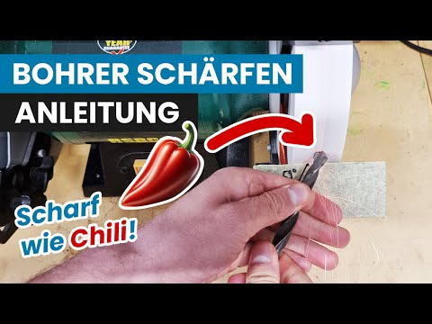 Bohrer schärfen - Metallbohrer richtig schleifen | Anleitung