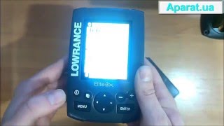 Эхолот lowrance elite-3x характеристики