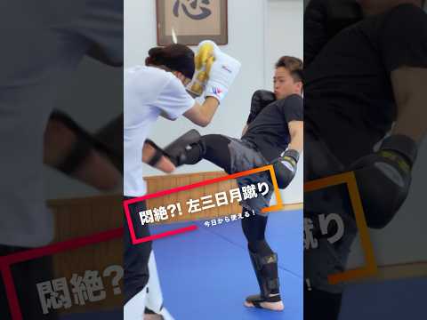左三日月蹴りはこう当てる！#UPBEAT #ボクシング #キックボクシング #howto #こんなカンジ🥊