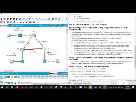 Pembahasan LAB 2.2.13  Point-to-Point Single-Area OSPFv2 Configuration- ENSA-AIJ Kelas XII.