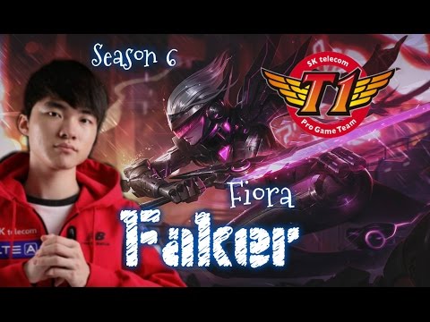 SKT T1 Faker FIORA Top vs Jax - Patch 5.23 KR | League of Legends