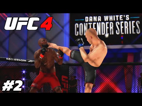 Dana White's Contender Series! UFC 4 Bas Rutten Light Heavyweight Career Mode #2