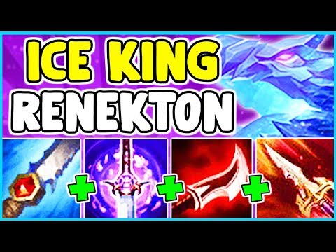 *NEW SKIN* BLACKFROST RENEKTON SPOTLIGHT FULL LETHALITY ONESHOT BUILD JUNGLE League Of Legends S10