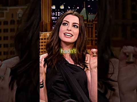 Anne Hathaway Almost K*LLED Her Baby😂 #annehathaway #funny #shorts