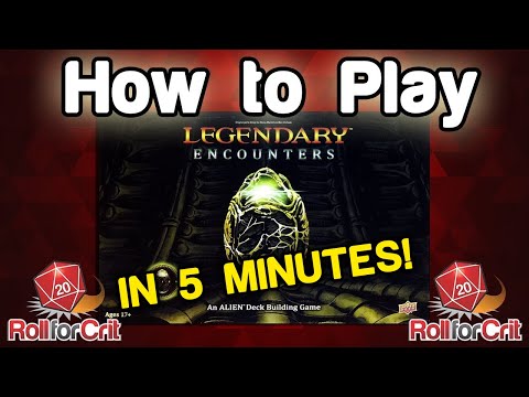 Legendary Encounters: Alien Deck-Building Game - YouTube Video
