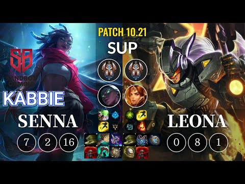 SB Kabbie Senna vs Leona Sup - KR Patch 10.21