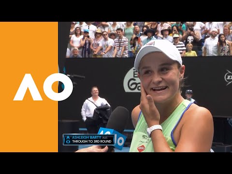 Ashleigh Barty: "I'm going to keep working hard" | Australian Open 2020 2R