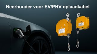 Neerhouder voor EV/PHV oplaadkabel