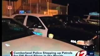 Cumberland police step up patrols in woods trails