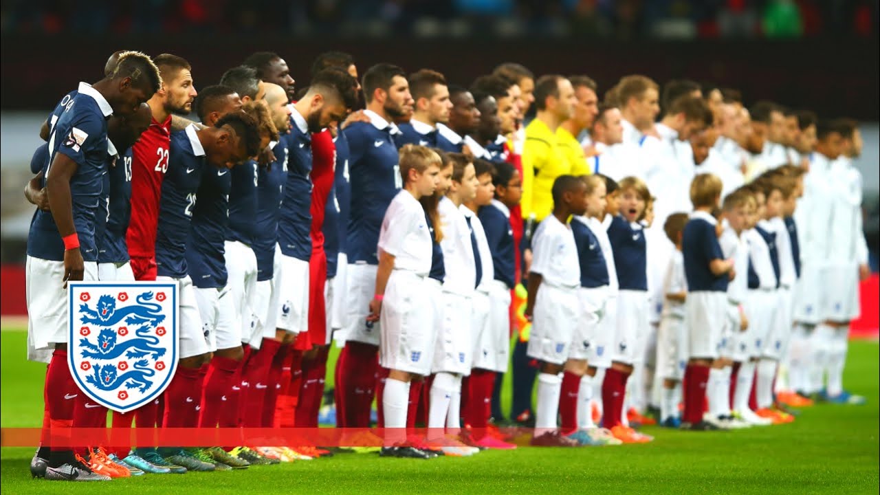 England & France sing La Marseillaise at Wembley Stadium