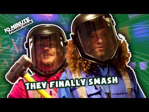 You can rent a room just to break stuff inside