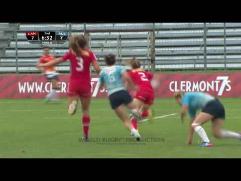 Womens 7s Clermont 2017 Russia Highlights