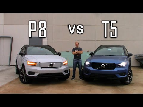 2021 Volvo XC40 T5 R-Design VS 2021 Volvo XC40 P8 R-Design