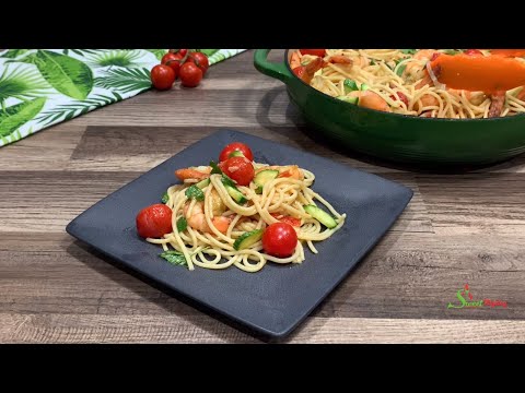 Tasty Spaghetti In Light Tomato Sauce, When I Make This It’s All Gone My Family Loves It ASMR Cookin