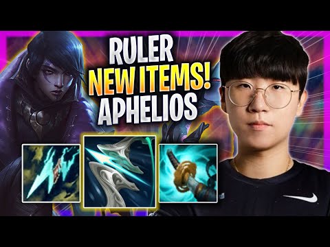 RULER TRIES APHELIOS WITH NEW ITEMS! - JDG Ruler Plays Aphelios ADC vs Draven! | Season 2023