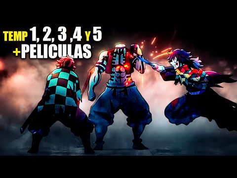 ⚔️ TODA LA HISTORIA DE DEMON SLAYER EXPLICADA | KIMETSU NO YAIBA TEMPORADA 1 A 5