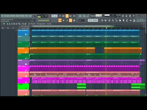 Batuta Moldoveneasca (Cover Advahov) Demonstratie  in FL Studio