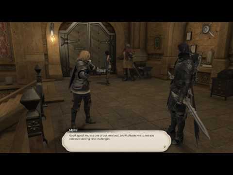 Final Fantasy XIV Stormblood - Paladin level 60 job quest