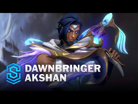 Dawnbringer Akshan Wild Rift Skin Spotlight