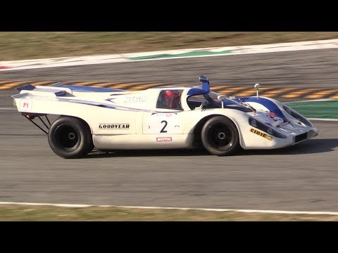 Historic Cars Testing at Monza Circuit-917K,908/3,M1 Procar,512 BB & More