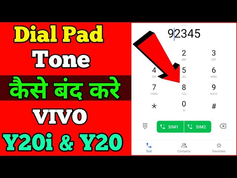 How to Turn Off Dial Pad Tone In Vivo Y20i And Y20 // Vivo Y20 Me Dial Pad Tone Kaise Band Kare