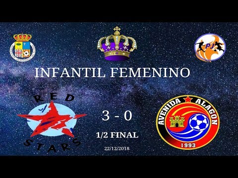 Red Stars vs Avenida Alagón 3-0 / Infantil femenino 1/2 Final / XVIII Torneo de Reyes