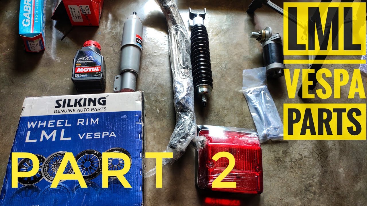 Lml Vespa Self Start motor|Part 2| Cosmetic Parts|