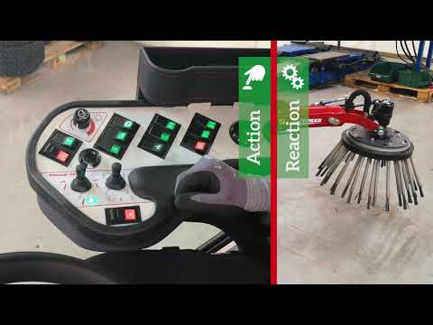 How to operate Weed Brush for Timan 3330 | So bedienen Sie die Wildkrautbürste | Betjening WB-170