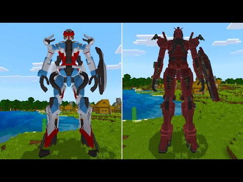 รีวิวแอดออนกันดั้ม (Gundam) หุ่นโมบิลสูทอย่างเท่ Minecraft