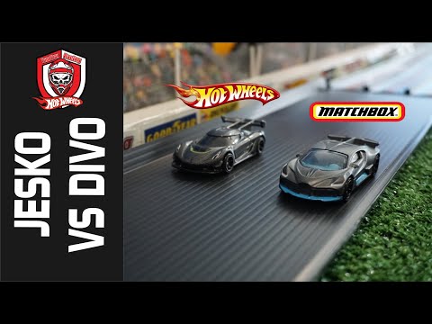 Koenigsegg Jesko vs Bugatti Divo | Diecast Racing | Hot Wheels & Matchbox