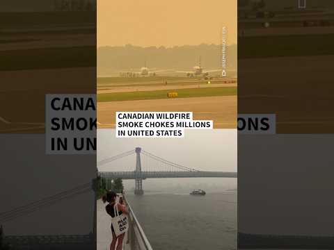 Video Thumbnail: Hazardous Canadian wildfire smoke choking millions in US
