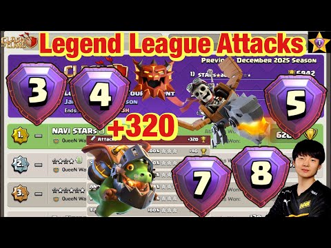 Legend League Attacks January Season Day26 DRAGON RIDER TOTEM With Army Link