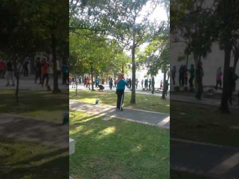 Senaman waktu pagi bersama Athirah medic Spa Bangi