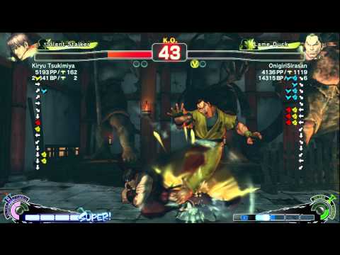 Kiryu Tsukimiya (Guy) vs OnigiriSirasan (Dan) - AE 2012 Ranked Match *720p HD*