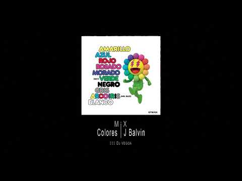 MIX J BALVIN | ALBUM COLORES | Amarillo, Azul, Rojo, Rosado, Morado, verde, Negro, Gris | DJ VEGGA