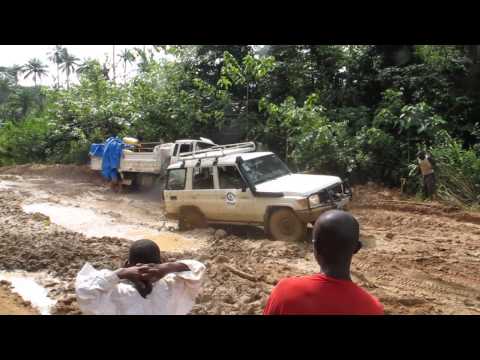 Main road to Kailahun, Sierra Leone
