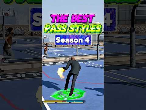 The BEST PASS STYLES for SEASON 4 on NBA 2K26