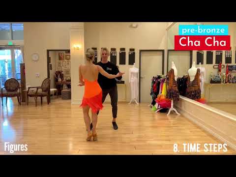 Time Steps- Pre Bronze level- 🫶 Cha Cha basic steps by Oleg Astakhov - DanceWithOleg.com