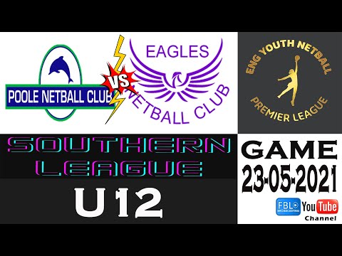 Poole NC vs Eagles NC. ENG YNPL 20-21 R4. U12 Southern Netball League.  23/05/21.