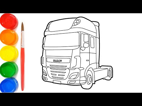 Draw Truk DAF CF 340