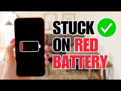 How To Fix iPhone Stuck on Red Battery Screen