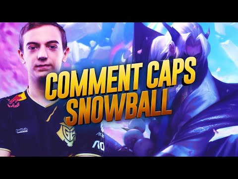 COMMENT SNOWBALL quand on est fed ? - Analyse joueur pro : Caps, Yone MID - League of Legends S11