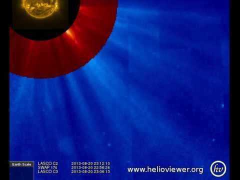 SWAP 174, LASCO C2/C3 (2013-08-19 08:39:43 - 2013-08-21 06:35:46 UTC)