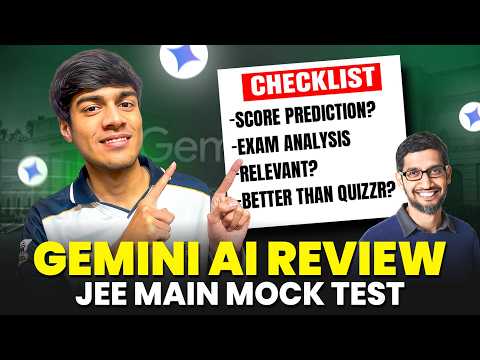 Free JEE Main 2026 Mock Test by Google Gemini | Honest Review | JEE 2026