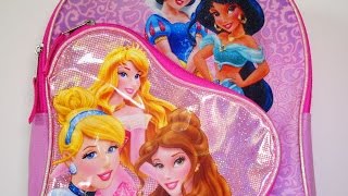Disney Princesses backpack full of blind bag toy surprises! Play Toys