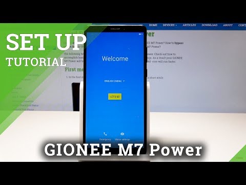 How to Set Up GIONEE M7 Power - Configuration / Initialization of GIONEE