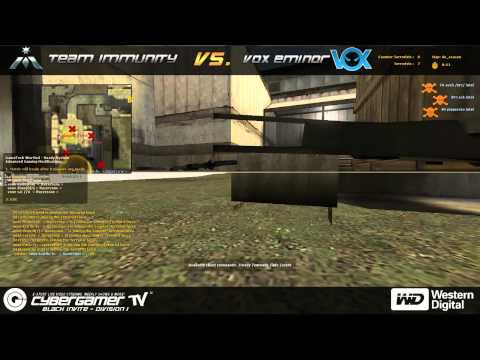 CyberGamerTV CG-i WD CS:S - Vox Eminor vs.Team Immunity [Week4]